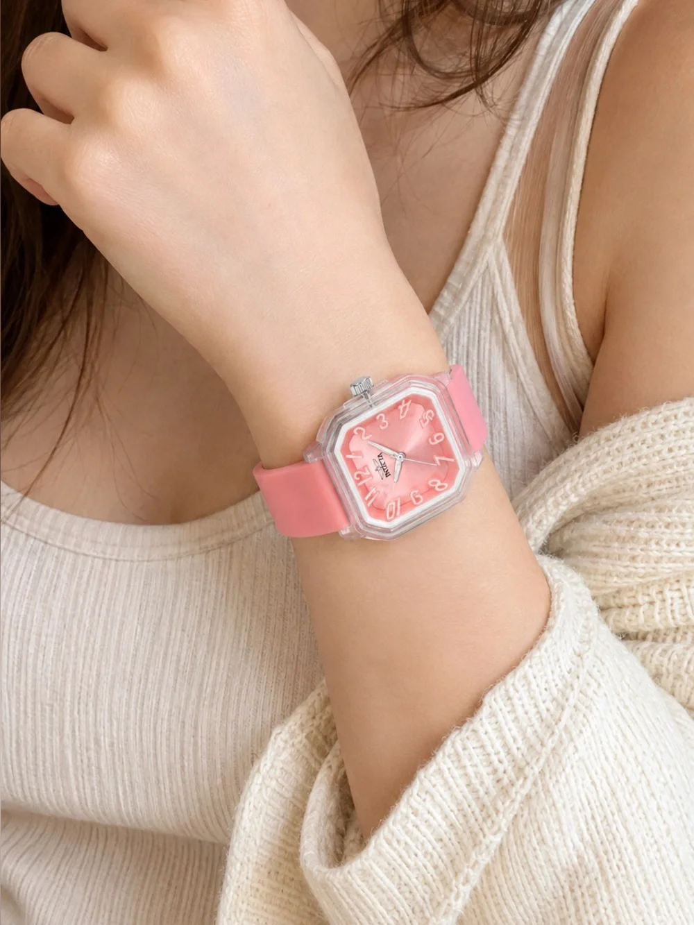 Invicta Celestial Scalenon Pink Watch 39mm Transparent 70319 NWT